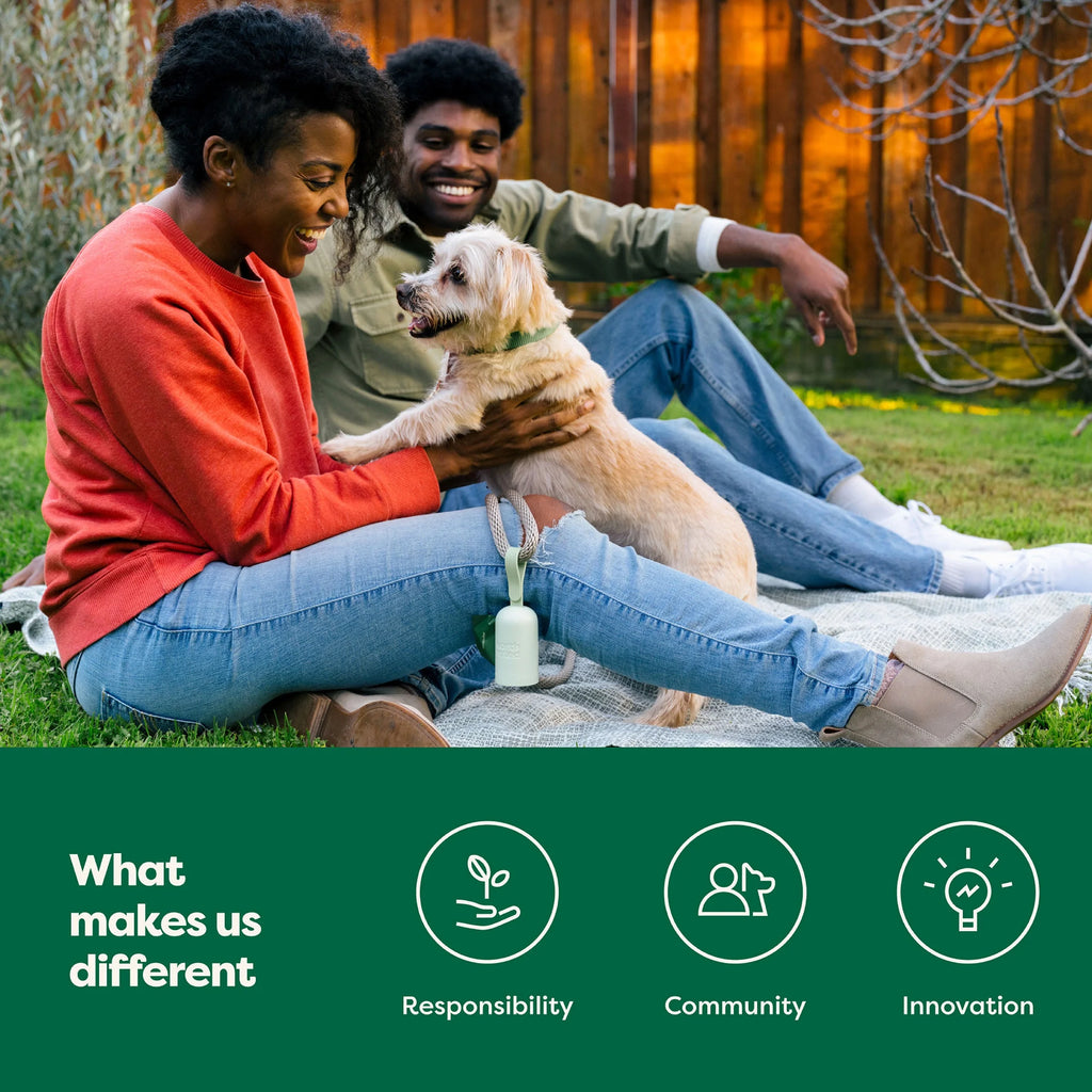 Unscented Leak-Proof Dog Waste Bags, 100 Count in 5 Convenient Refill Rolls