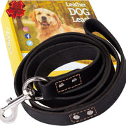 Heavy Duty Leather Dog Leash 6 Ft X 1