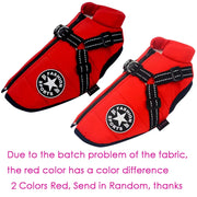 Waterproof Warm Dog Jacket Vest Winter Dog Clothes with Harness French-Bulldog Coat Pet Costume for Small Large Dogs Chihuahua