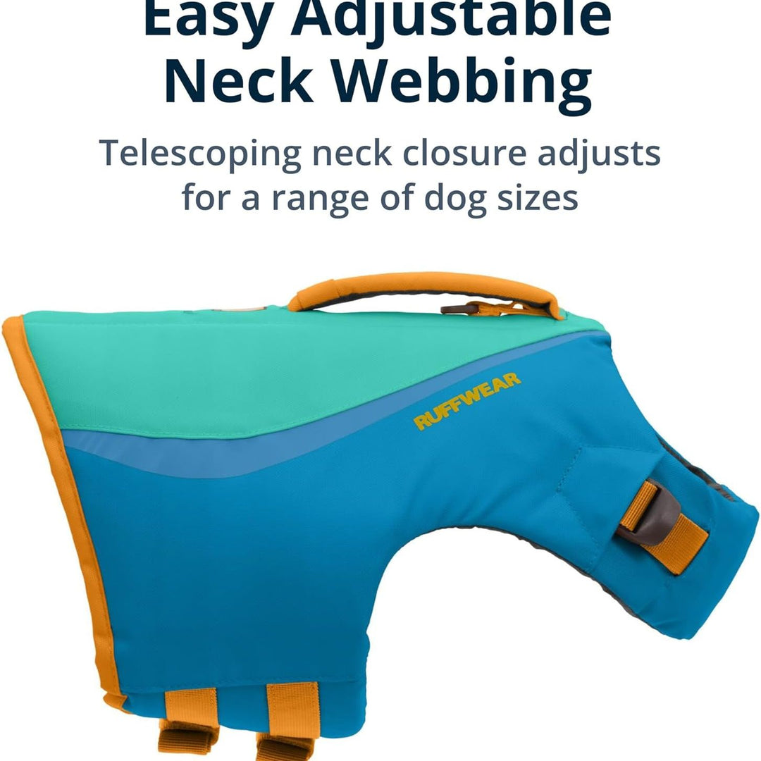 , Float Coat Dog Life Jacket, Premium Buoyancy Swim Vest with Lift Handle, Secure Fit & Reflective Trim, Adjustable Flotation for Swimming, Boating, & Outdoor Adventures, Blue Dusk, X-Small